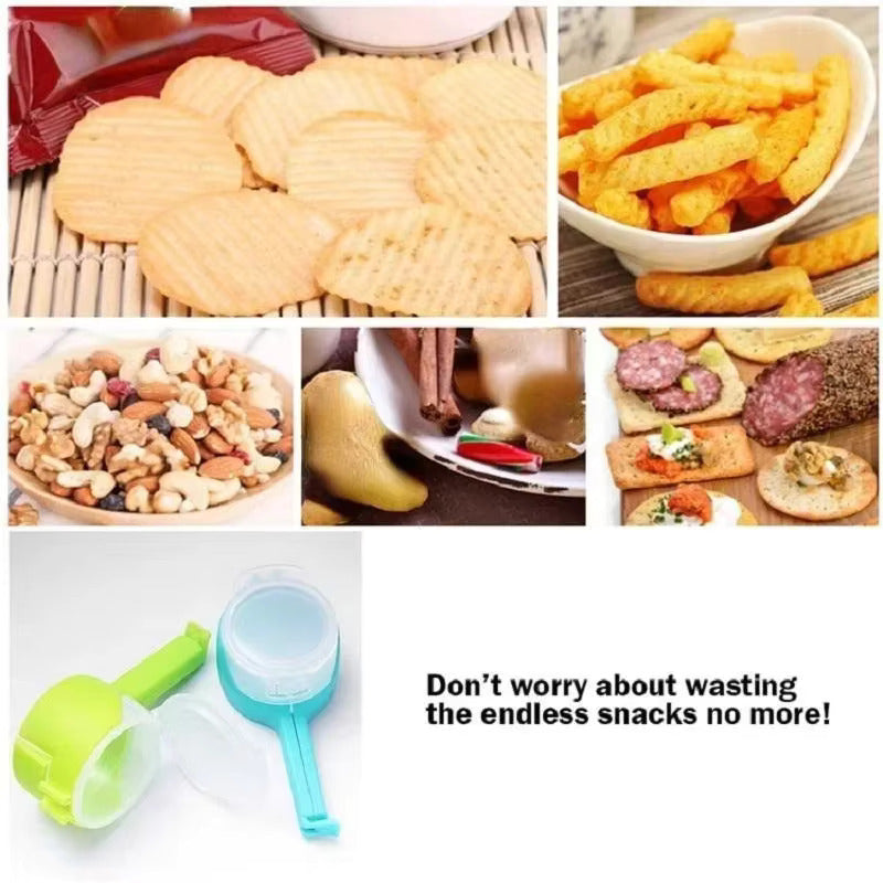 Food Storage Bag Sealing Clips With Pour Spouts