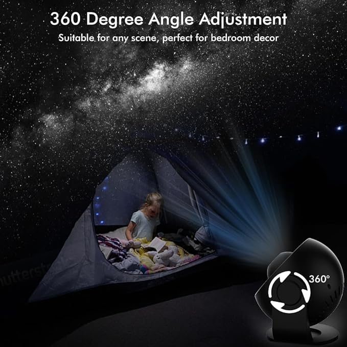 Rotatable Galaxy Projector