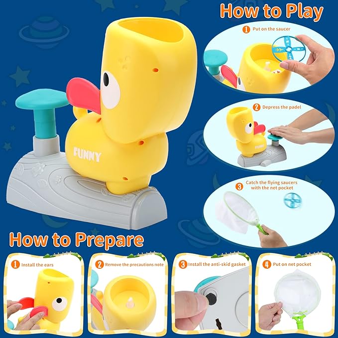 Flying Disc Launcher Toy