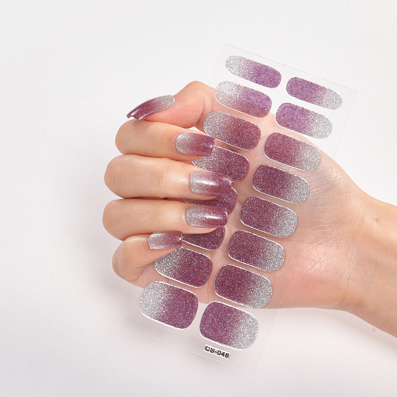 DIY Semi Cured Gel Nail Stickers