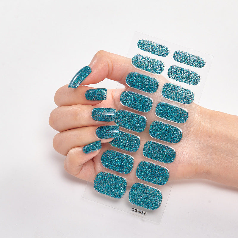DIY Semi Cured Gel Nail Stickers