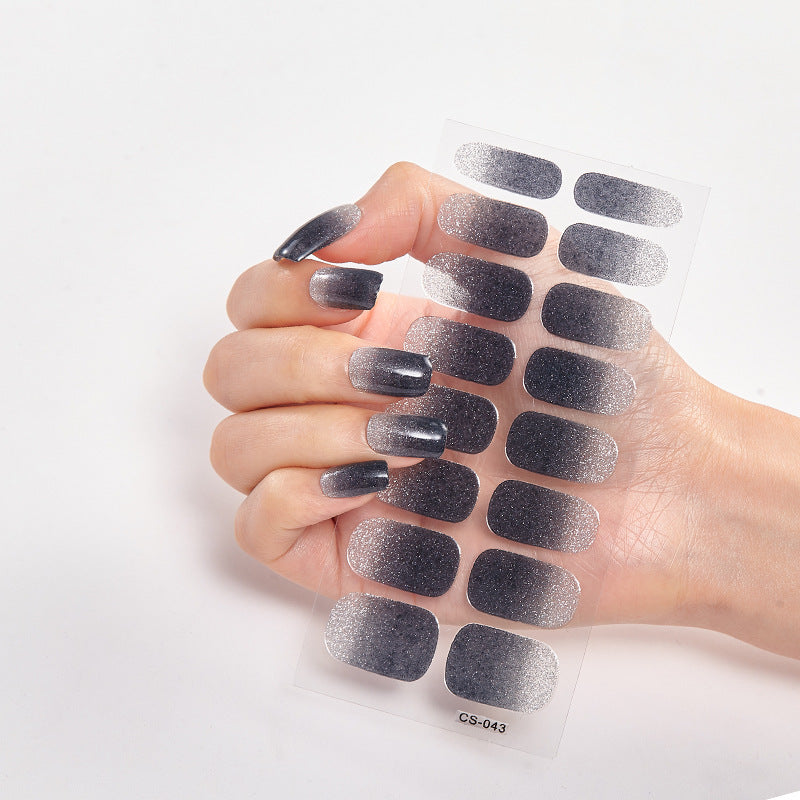 DIY Semi Cured Gel Nail Stickers