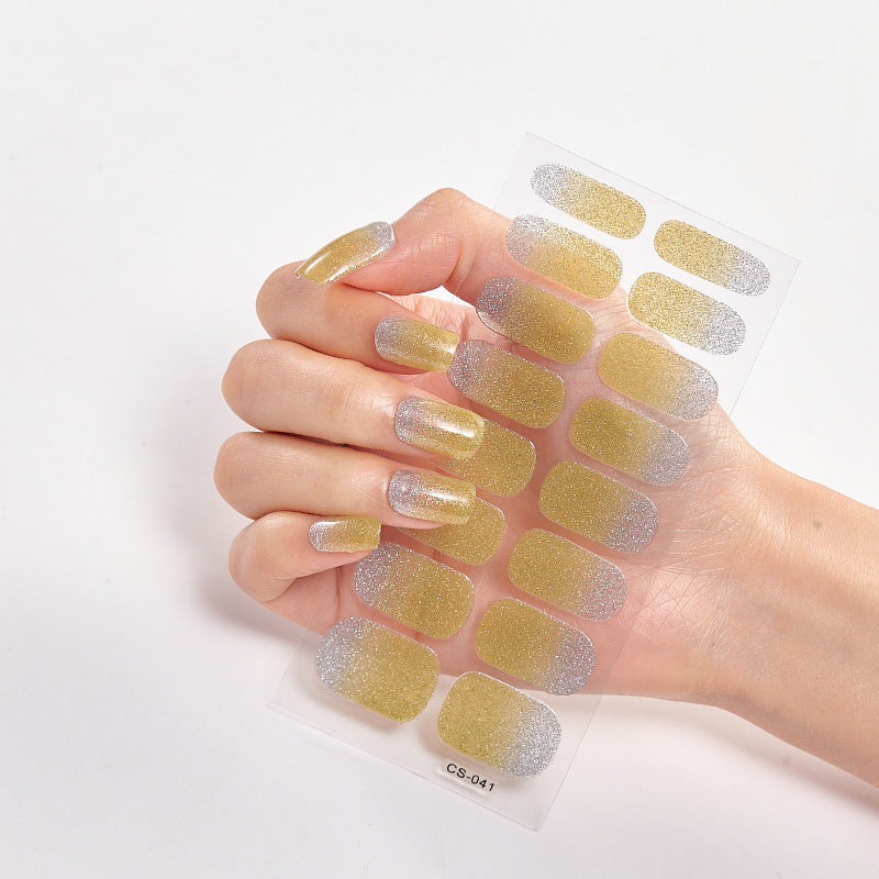 DIY Semi Cured Gel Nail Stickers