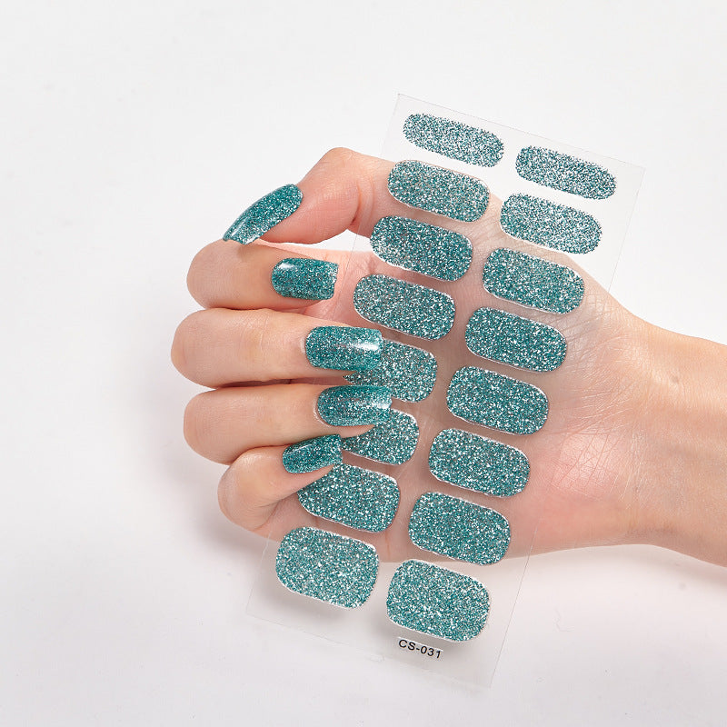 DIY Semi Cured Gel Nail Stickers