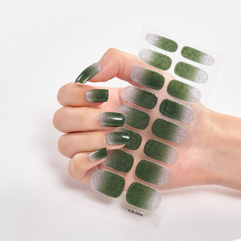 DIY Semi Cured Gel Nail Stickers