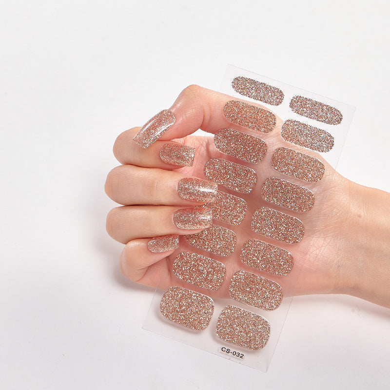 DIY Semi Cured Gel Nail Stickers