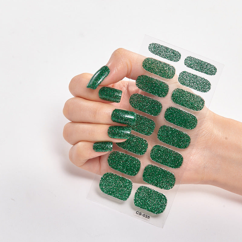 DIY Semi Cured Gel Nail Stickers