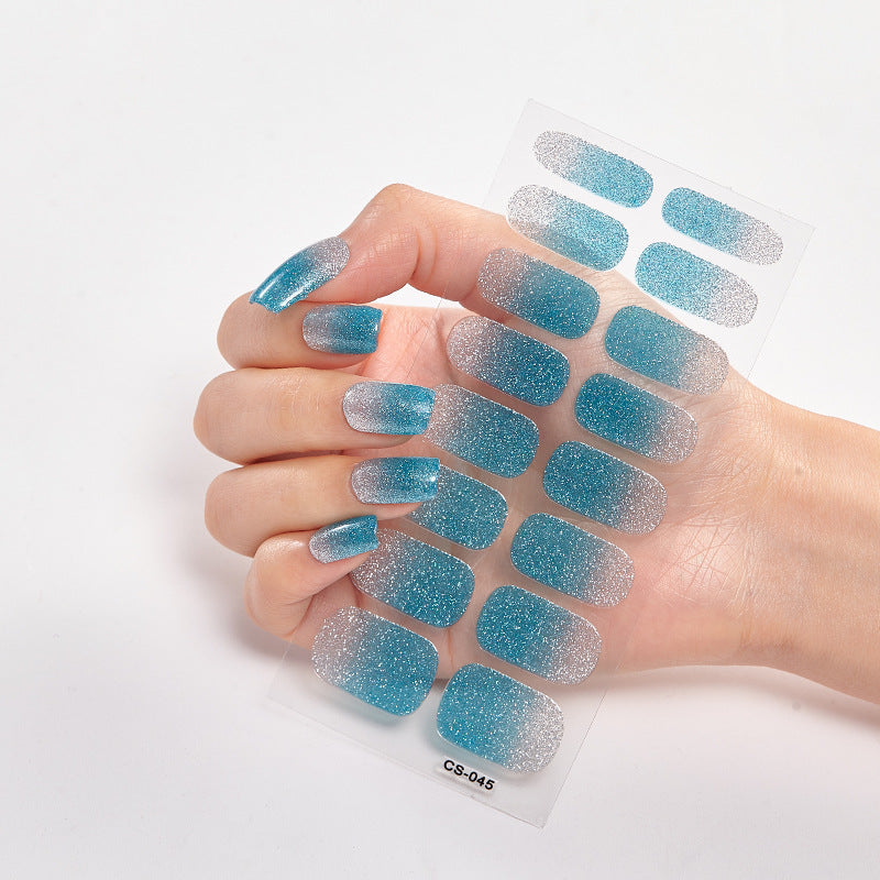 DIY Semi Cured Gel Nail Stickers