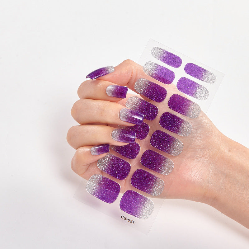 DIY Semi Cured Gel Nail Stickers