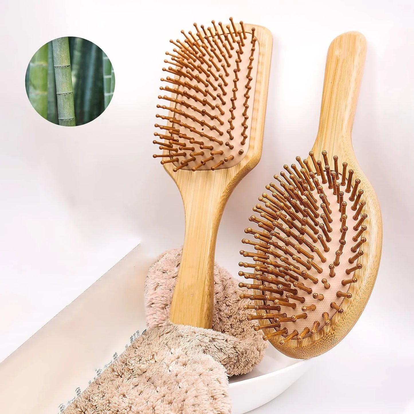 Natural Bamboo Massage Comb