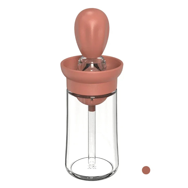 Kitchen Oil Bottle with Silicone Brush