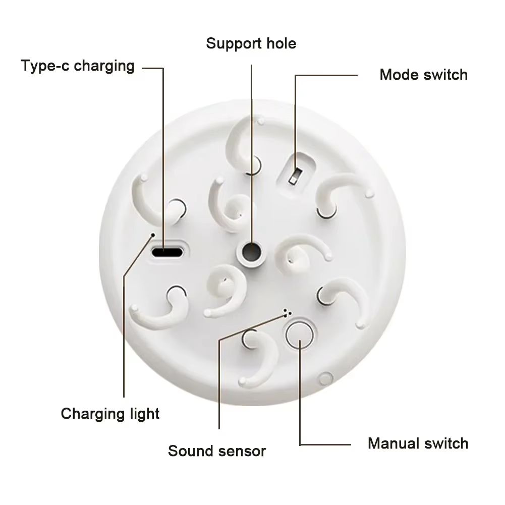 Voice Control Dancing Jellyfish Night Light