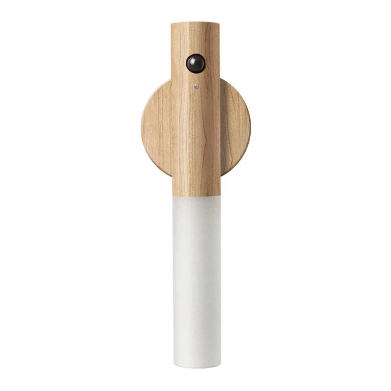 Motion Sensor Intelligent Wooden Magnetic Suction LED Night Light