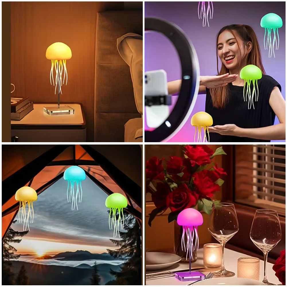 Voice Control Dancing Jellyfish Night Light