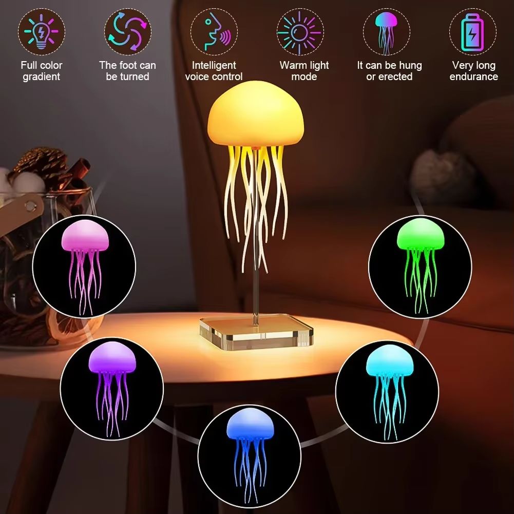 Voice Control Dancing Jellyfish Night Light