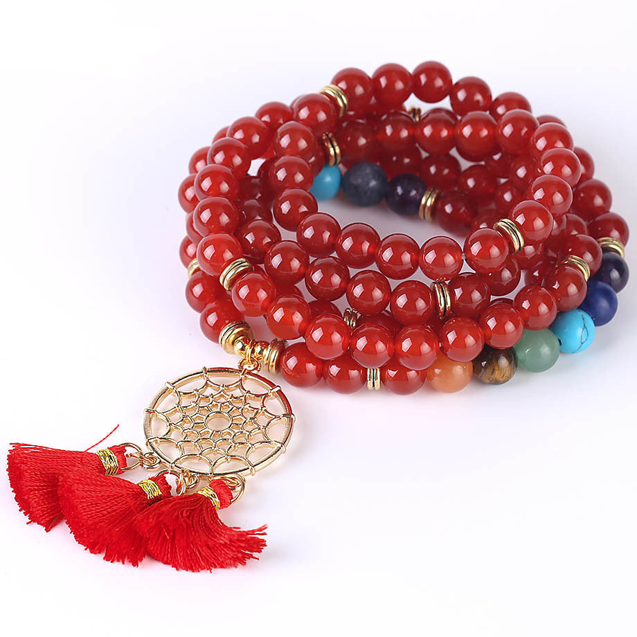 Indian Gold Plated Dream Catcher Bracelet