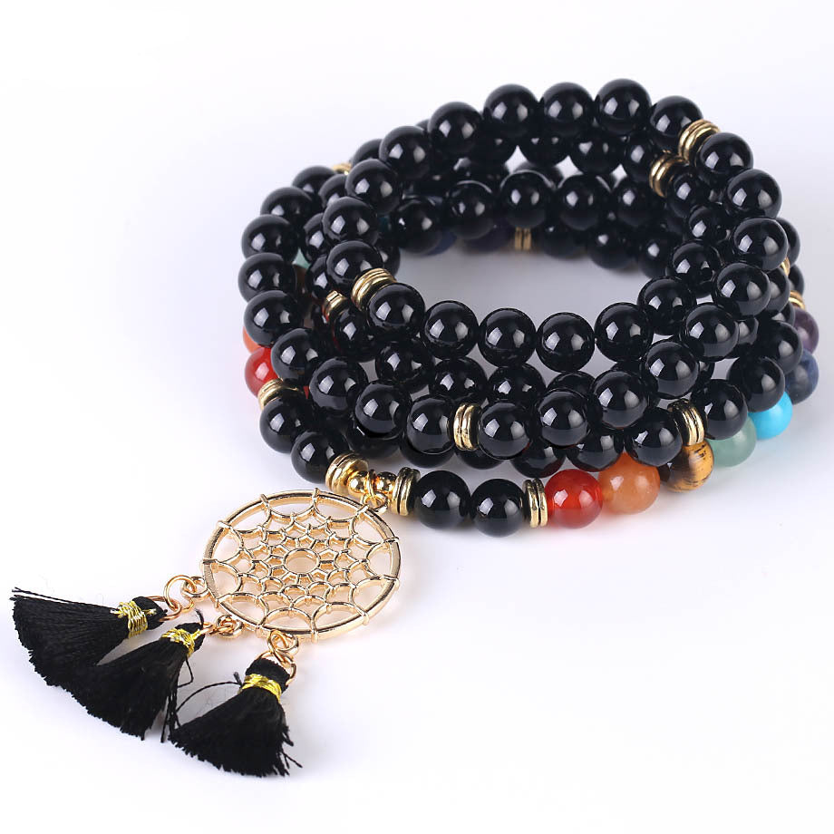 Indian Gold Plated Dream Catcher Bracelet