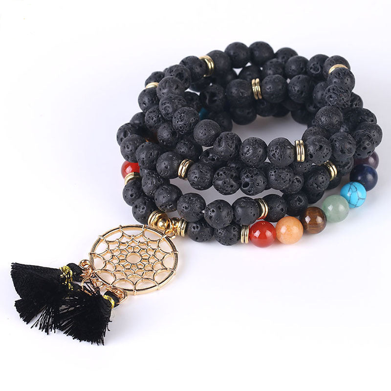 Indian Gold Plated Dream Catcher Bracelet