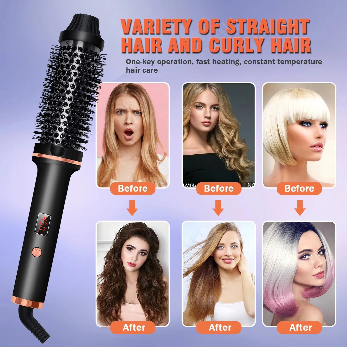 Tourmaline Ceramic Curling Brush