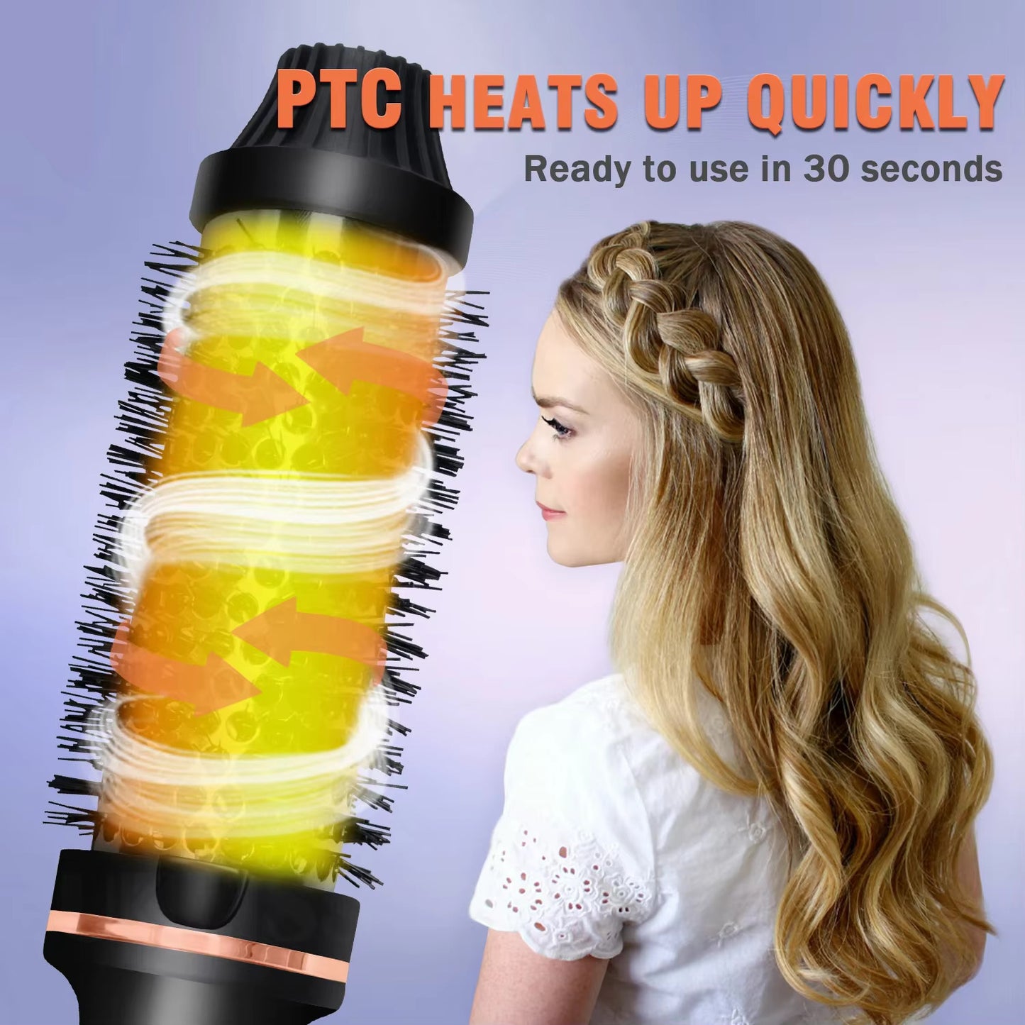 Tourmaline Ceramic Curling Brush