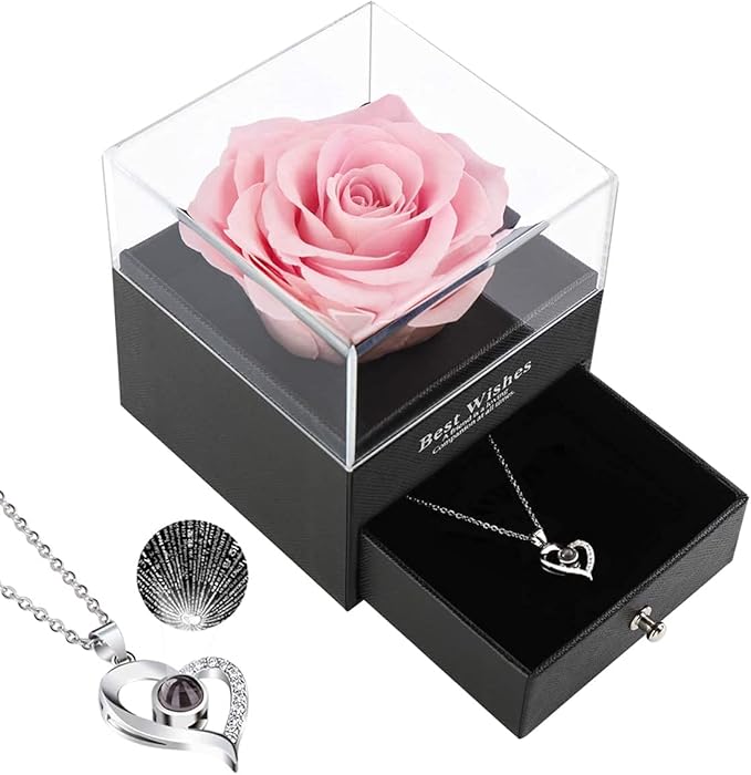 Heart Shaped Necklace with Gift Box