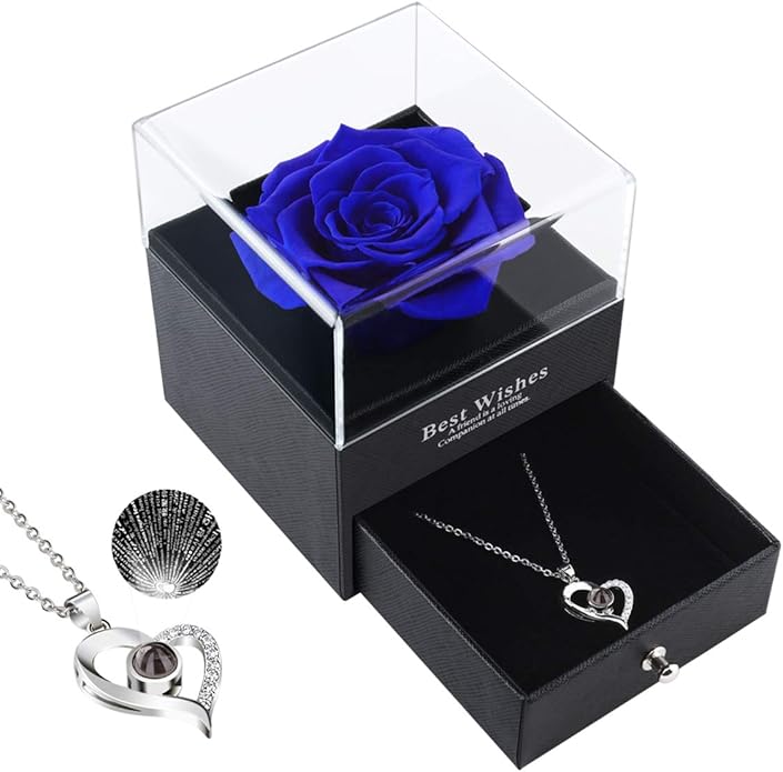 Heart Shaped Necklace with Gift Box