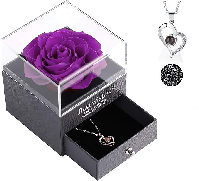 Heart Shaped Necklace with Gift Box