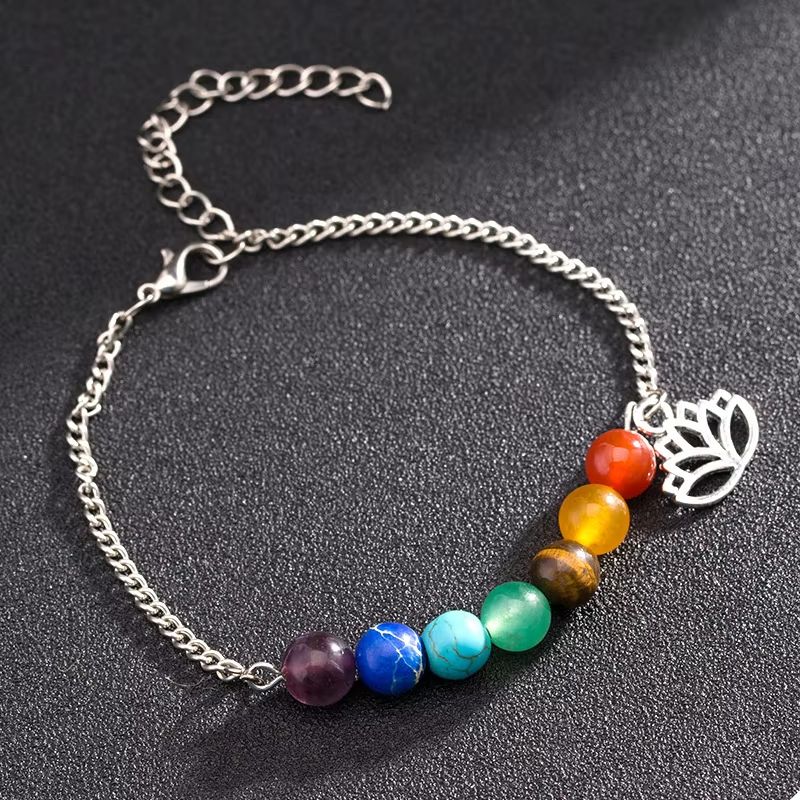 Colorful Seven Chakra Energy Beaded Bracelet
