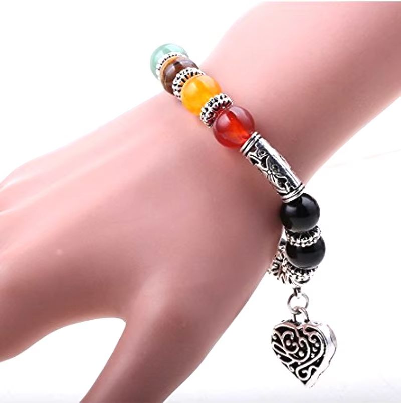 Colorful Seven Chakra Energy Beaded Bracelet