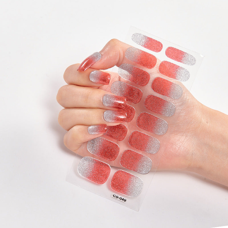 DIY Semi Cured Gel Nail Stickers