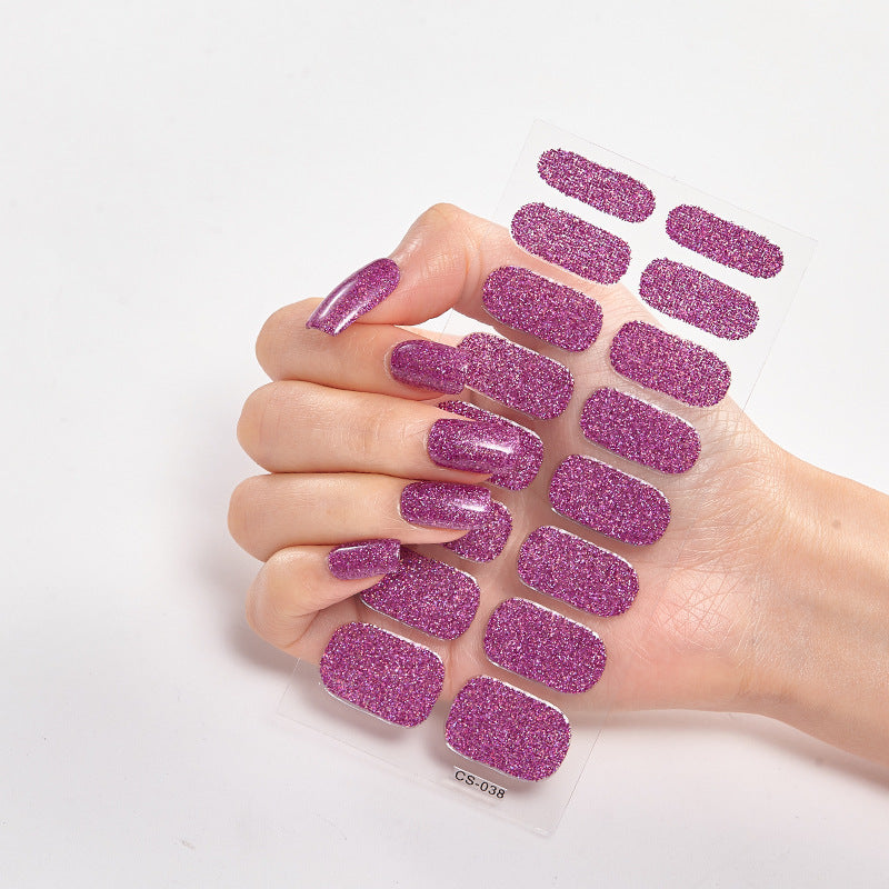 DIY Semi Cured Gel Nail Stickers