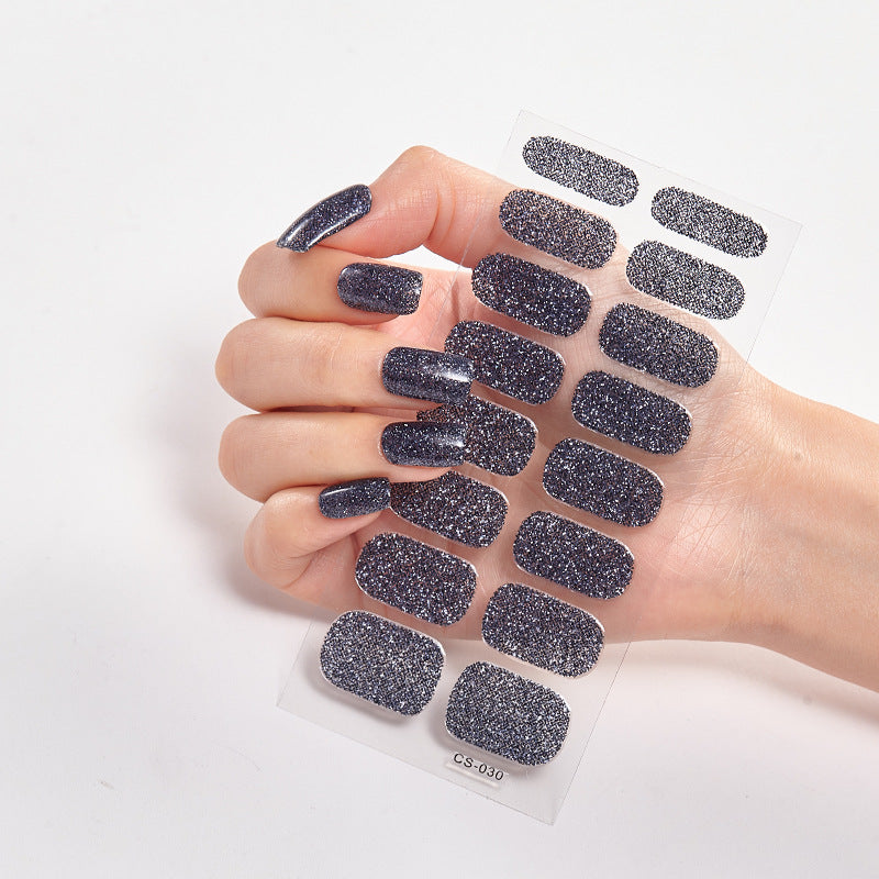 DIY Semi Cured Gel Nail Stickers
