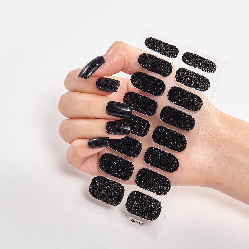 DIY Semi Cured Gel Nail Stickers