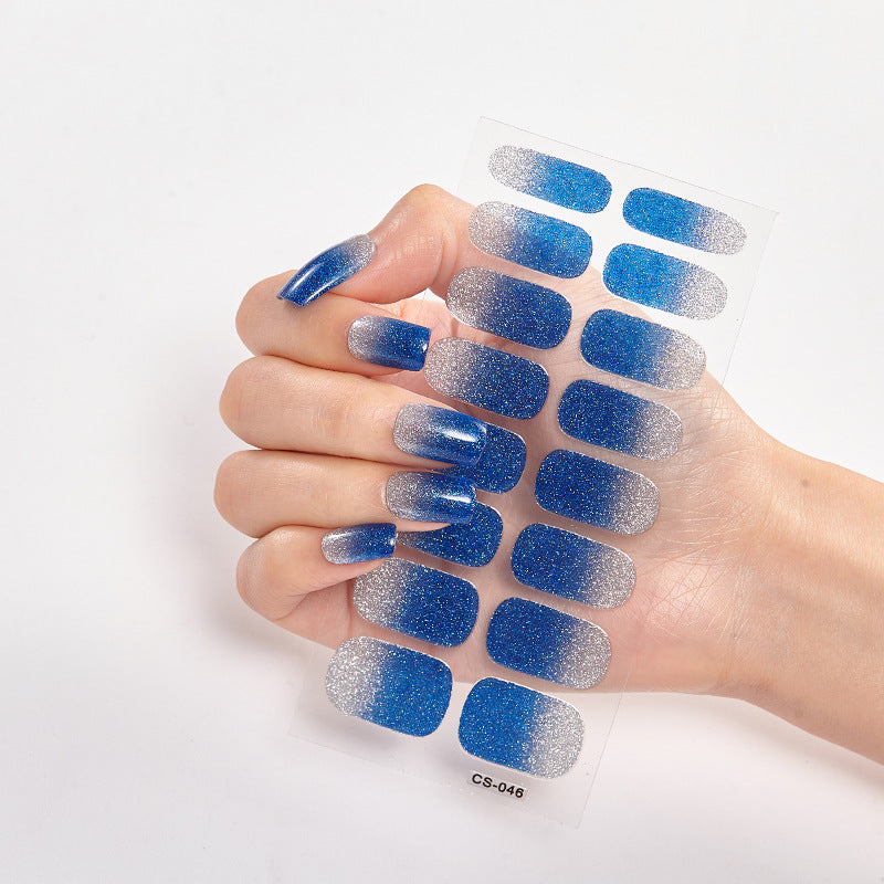DIY Semi Cured Gel Nail Stickers