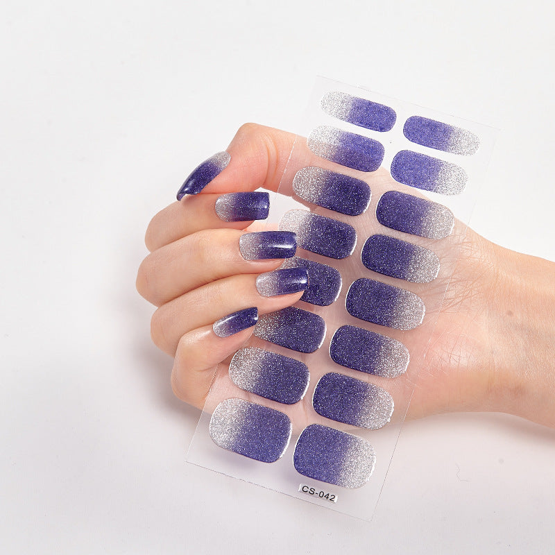 DIY Semi Cured Gel Nail Stickers