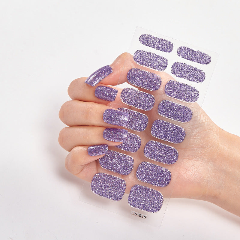 DIY Semi Cured Gel Nail Stickers