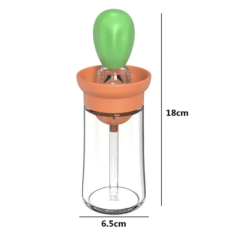 Kitchen Oil Bottle with Silicone Brush
