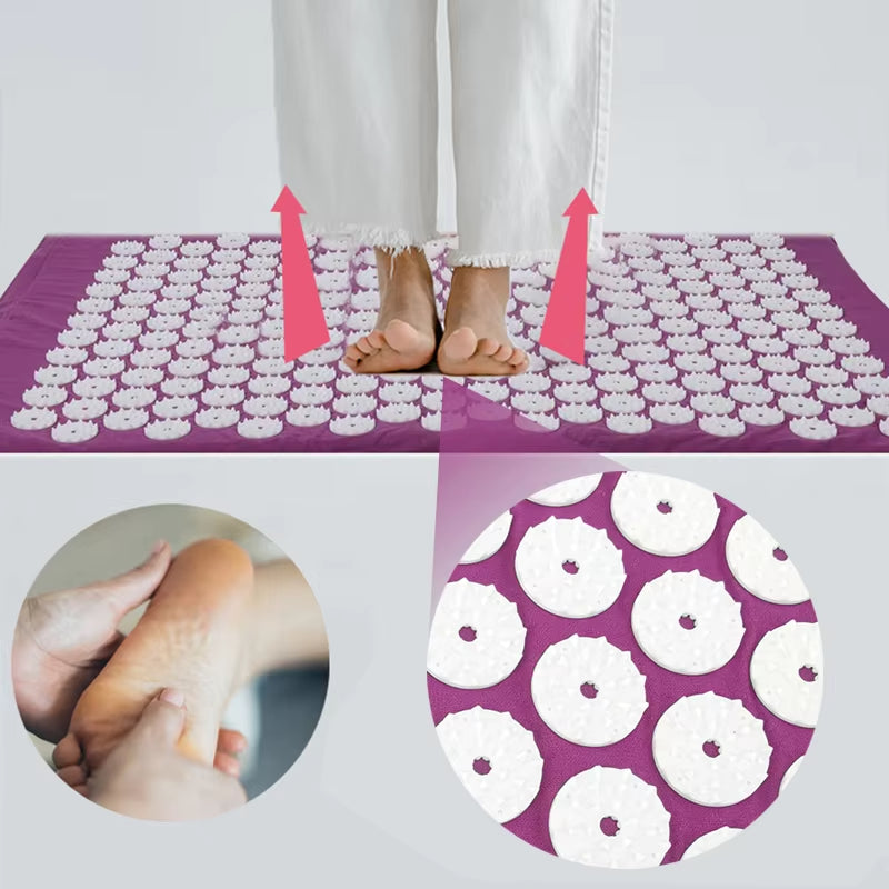 Acupressure Massage Mat Pillow Set
