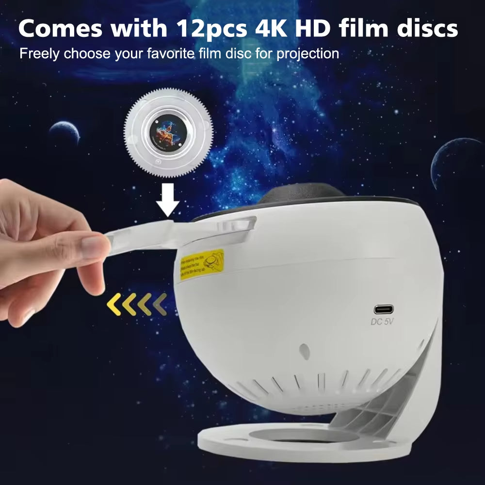 Rotatable Galaxy Projector
