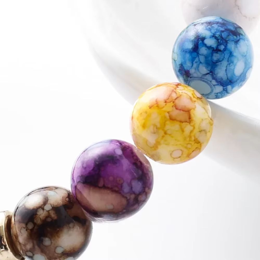 Colorful Seven Chakra Energy Beaded Bracelet