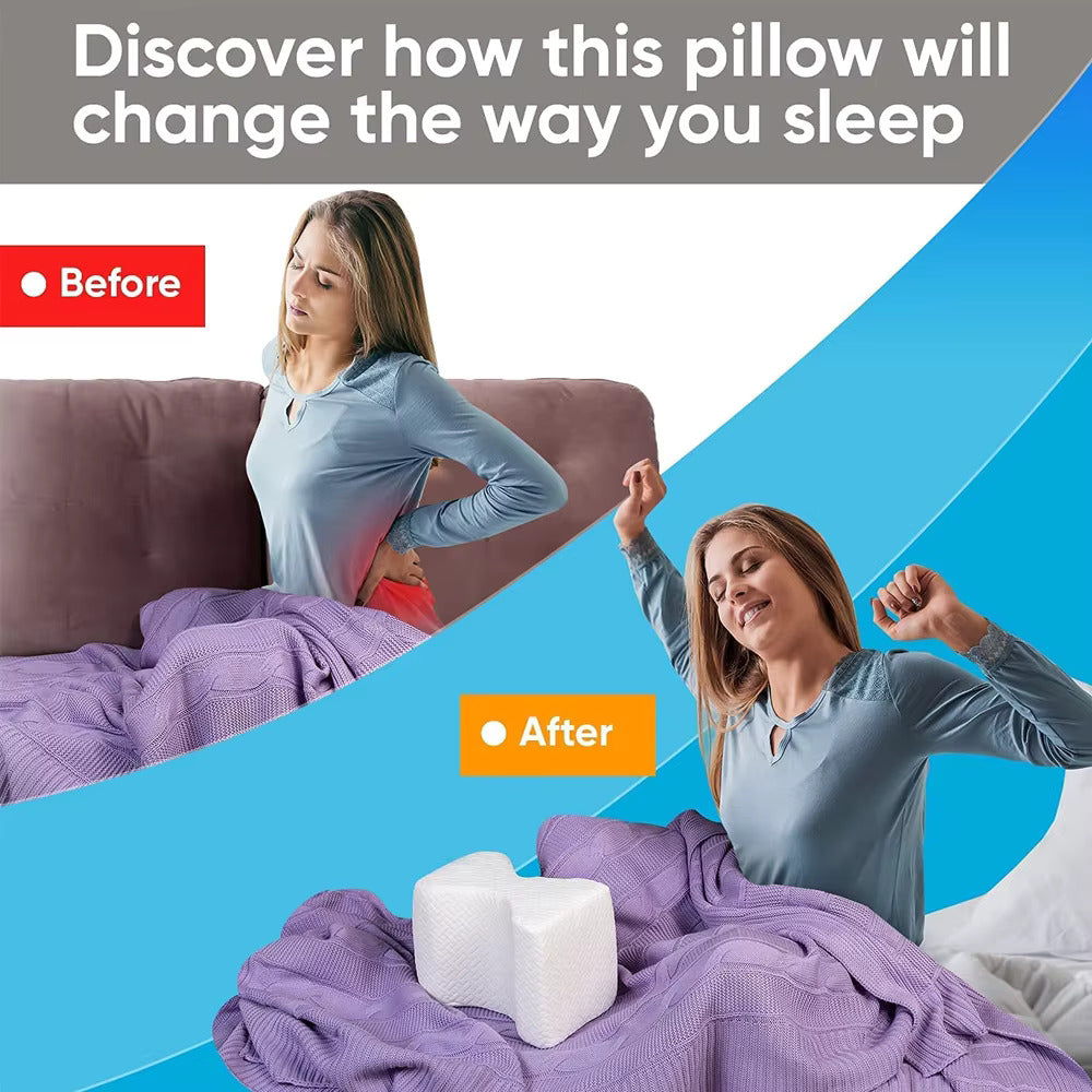 High-Density Memory Foam Leg Pillow