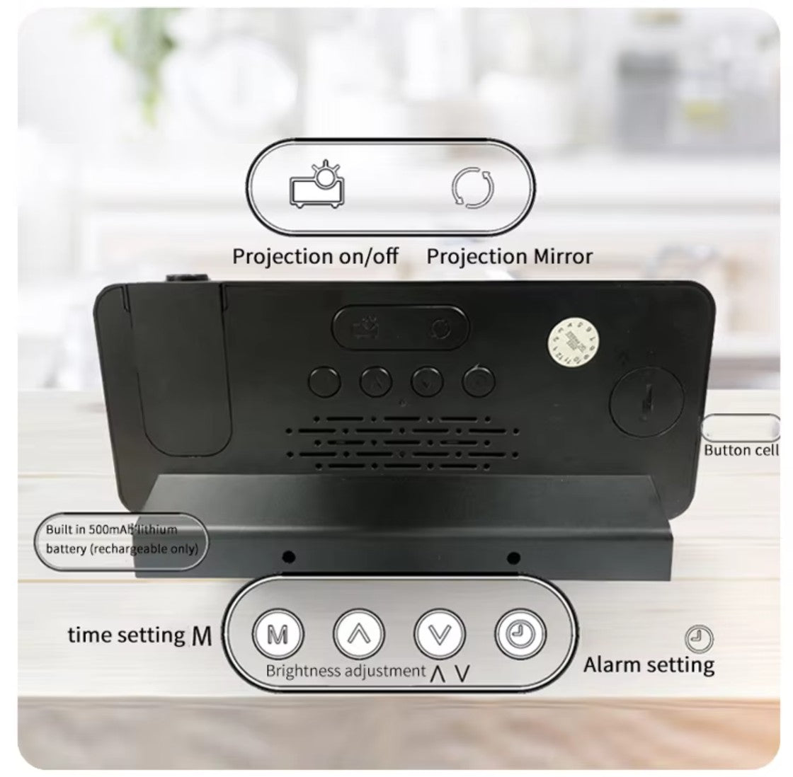 Projection Alarm Clock